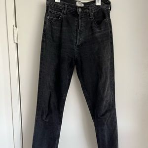 AGOLDE Nico High Waist Ankle Slim Fit Jeans